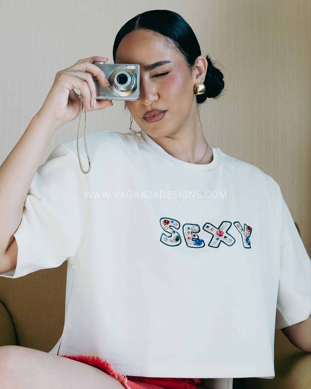 Oversized Cropped T-Shirt
